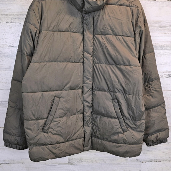 Madewell Mens Quilted Puffer Jacket In Cargo Green Medium Primaloft Gorpcore - Picture 11 of 15
